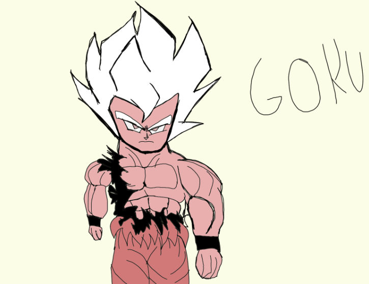SSJ Goku Limited Color Pages Style by Joelstar on DeviantArt