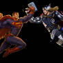 Superman vs Thor