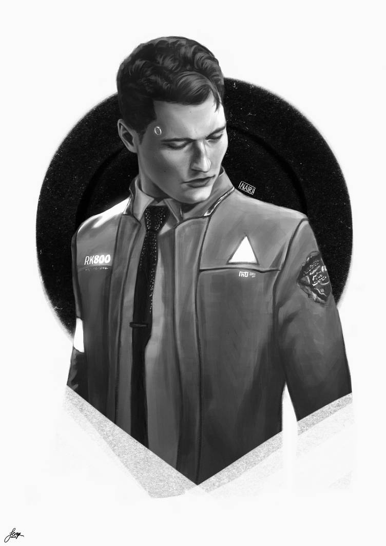 Connor 752 57 - Connor Detroit Become Human by nairidraws on DeviantArt