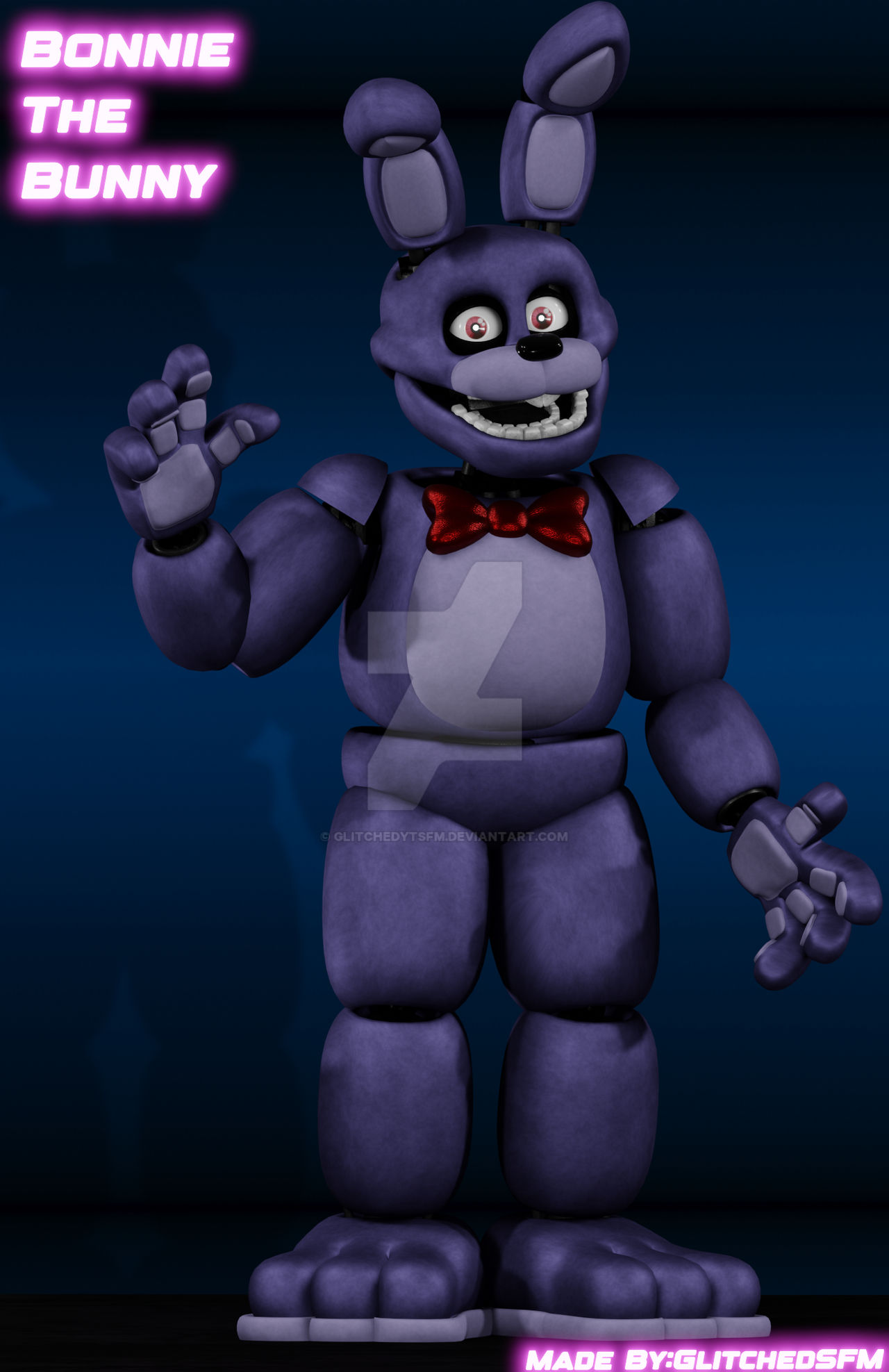 Bonni Rabbit GMSFP Bonnie The Bunny Render by GlitchedYTSFM on DeviantArt