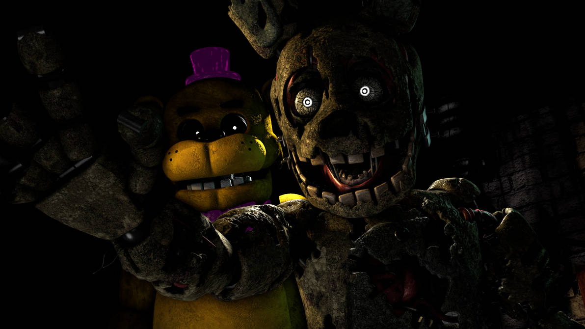 Springtrap model test by GlitchedYTSFM on DeviantArt