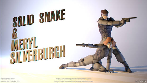 [MGS1] Solid Snake and Meryl Silverburgh