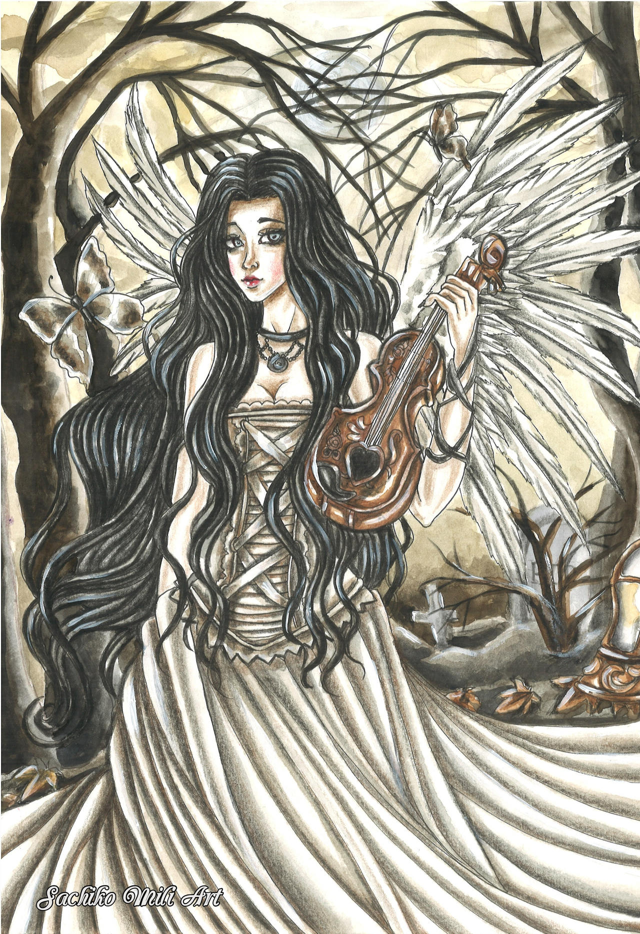 Violinist angel