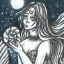 Blue mermaid