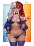 Todoroki fem by Kittew