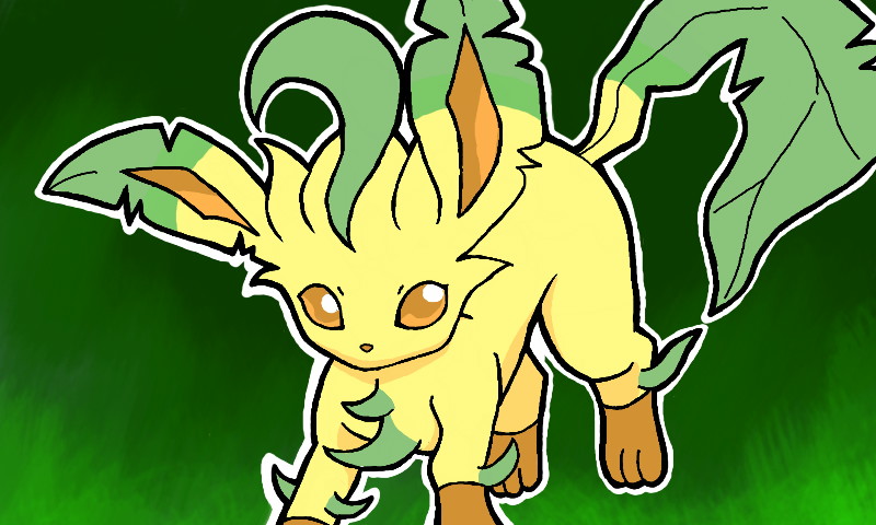 Leafia Leafeon digital art :3 by xToxicDevil on DeviantArt