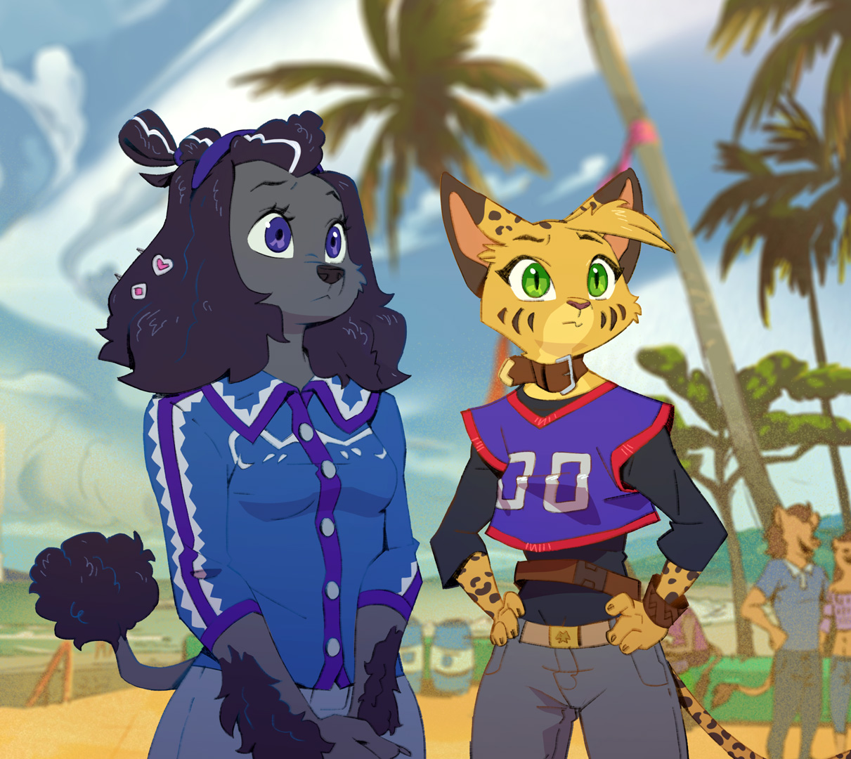 Pepper and Lini by Ruffu on DeviantArt