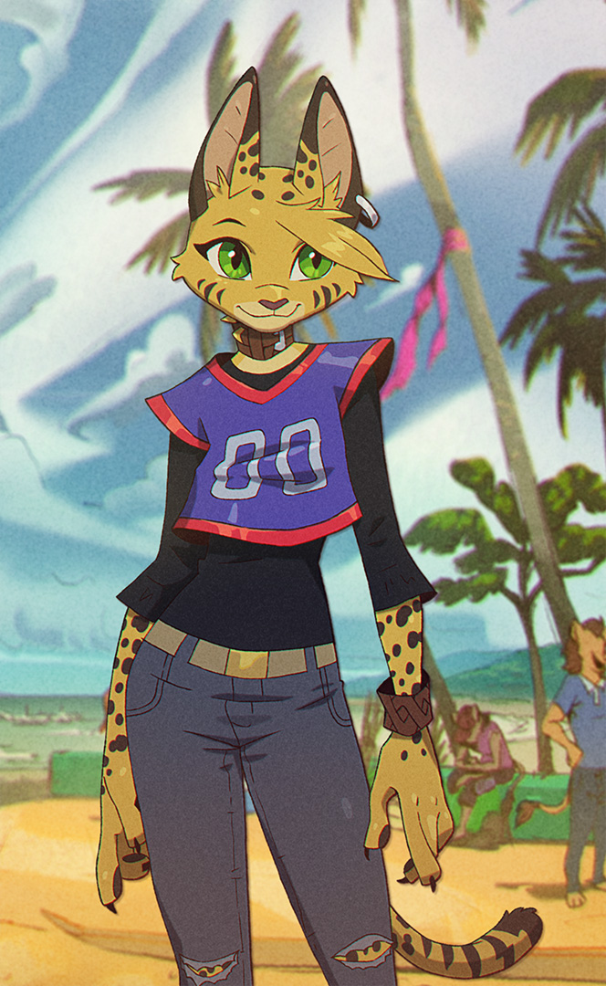 Pepper at the Beach by Ruffu on DeviantArt