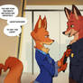 Megan Fixing Nick's Tie