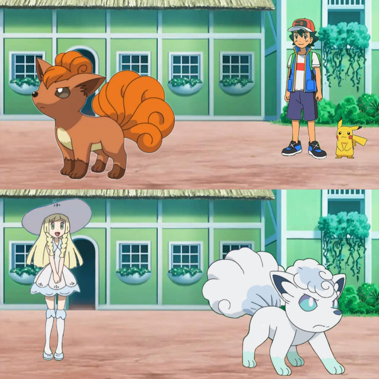 Aleol Vulpix Batalla De Vulpix, Kanto Contra Alola by rafaelromero19 on DeviantArt