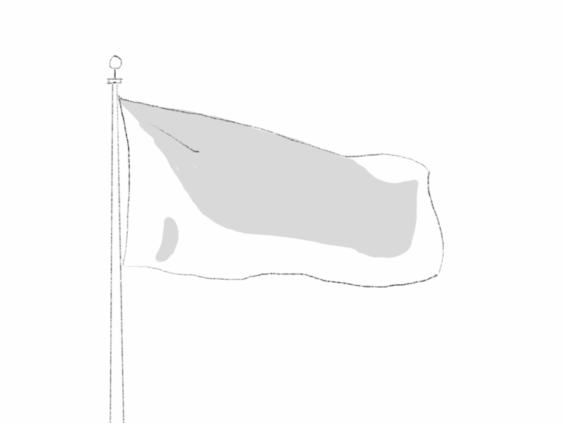 white flag - transparent background on Make a GIF