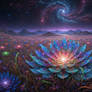 Star Flower, Digital Art by DMS 03-10-26-Signed
