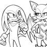 Knuckles and Rouge Colorme