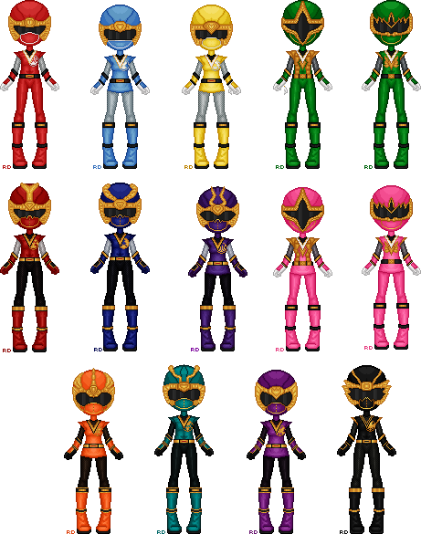 All Nija Ranger NAPR - Ninja Rangers by RavieDolls on DeviantArt