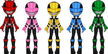 PRUC - Phantom Rangers by RavieDolls on DeviantArt