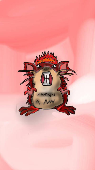 Fire Raticate by TrashSack123 on DeviantArt