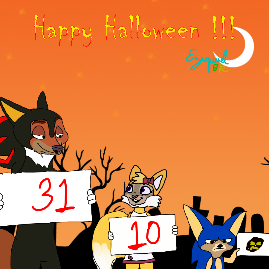 Zootopia and Sonic Halloween