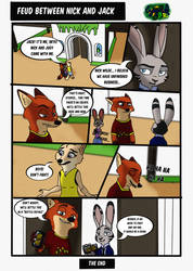 Zootopia short comic Feud between Nick and Jack by EzequielBR