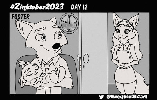 Zinktober Day 12 Foster