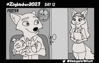 Zinktober Day 12 Foster