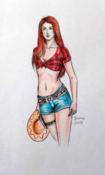 Claire Redfield - cowgirl