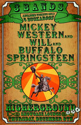 Gig Poster - Mickey Western