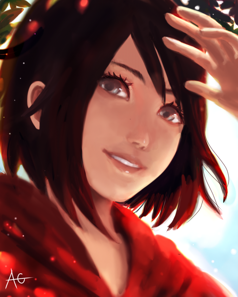 Ruby Rwby Eye Color A Beautiful Close Up of Ruby (Saikorandom) : r/RWBY