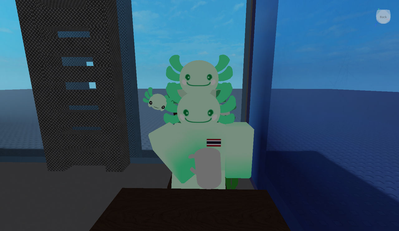 Tiny) Axolotl Avatar - Blue - Roblox