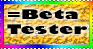 Betatester Stamp