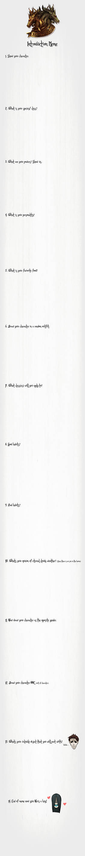 AH Introduction Meme by PANDAMELLONS on DeviantArt