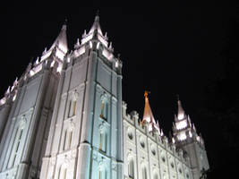 At Night- Salt Lake Temple