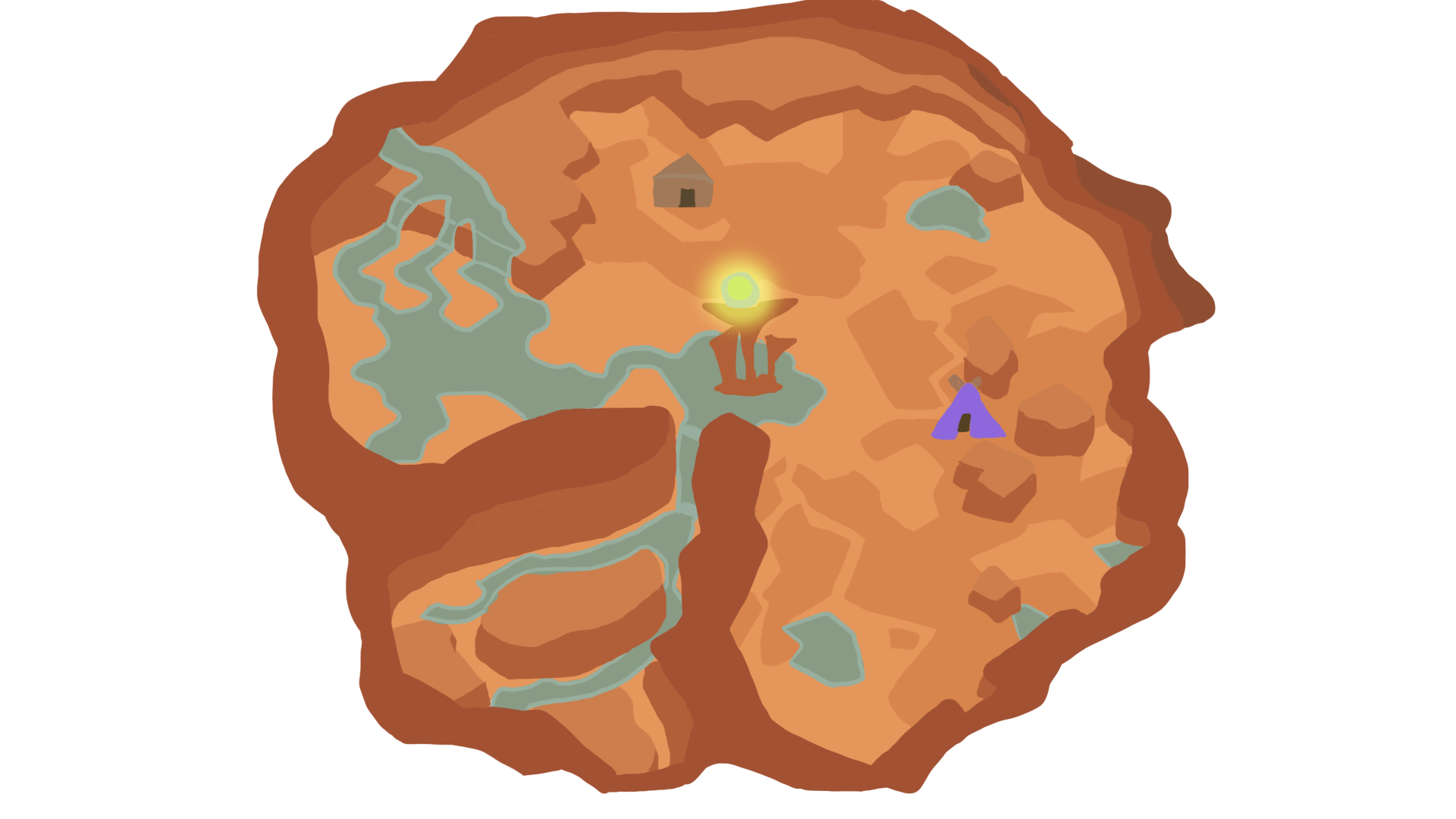 The Forgotten Desert Map