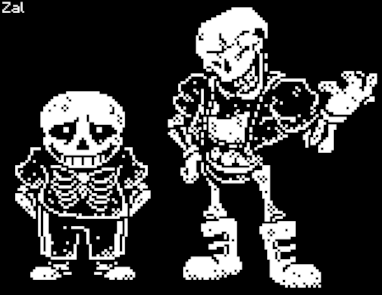 Pixilart - Dust Sans and Papyrus by Nightwolf35