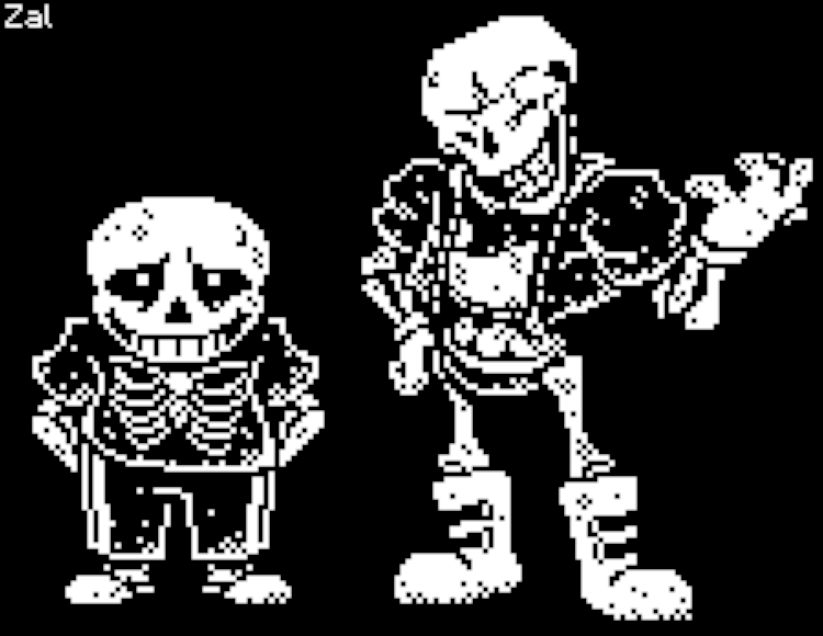 Dustbelief Papyrus and Dusttale sans by PicnicKingdom