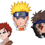 Naruto characters (coloured)