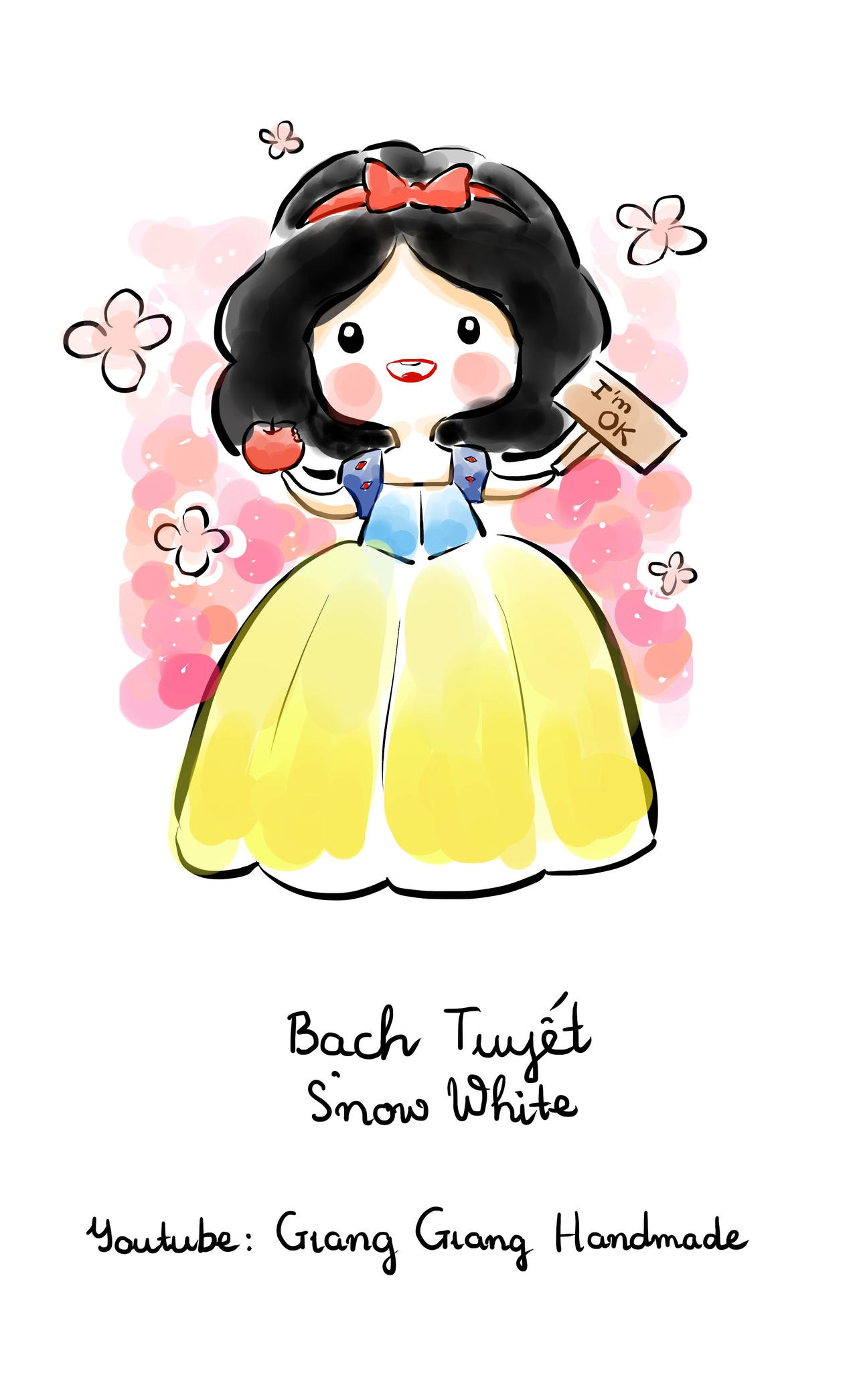 How To Draw Snow White Chibi Chibi Tutorial By Gianggianghandmade On Deviantart