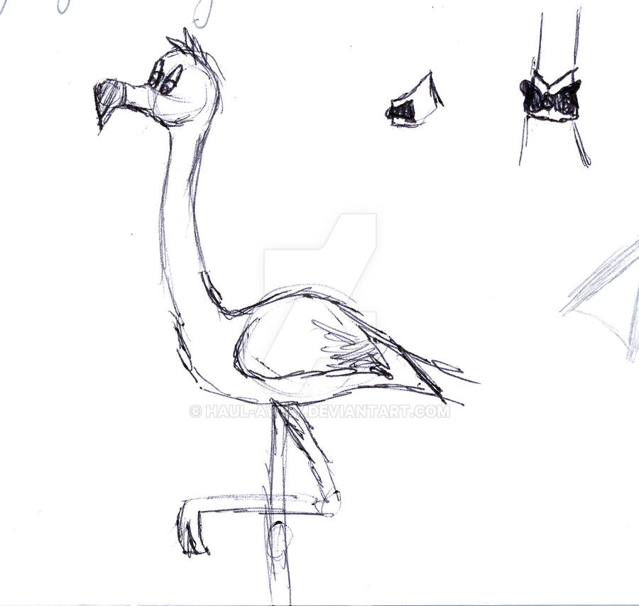 Jonny Flamingo - concept art