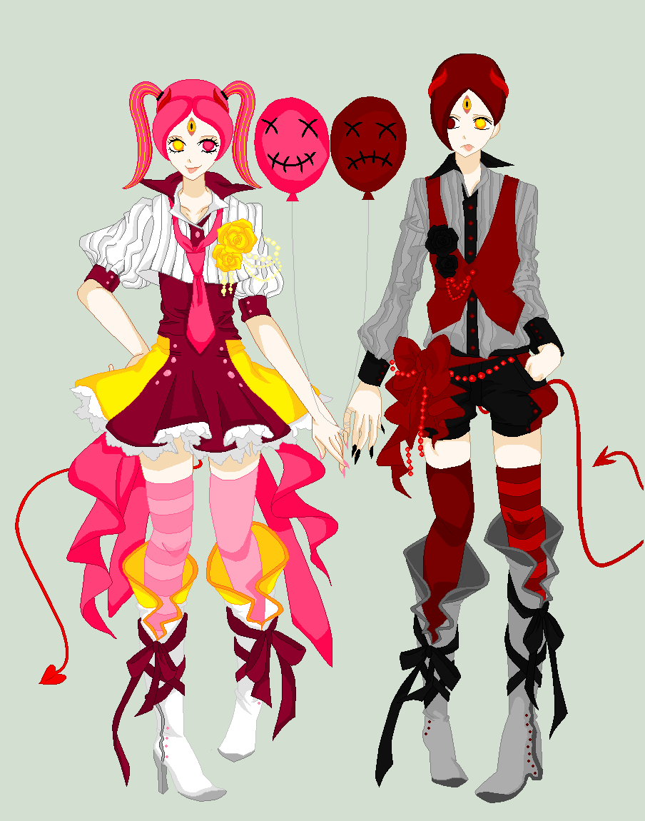 Freak show - Demon Twins Adoptable