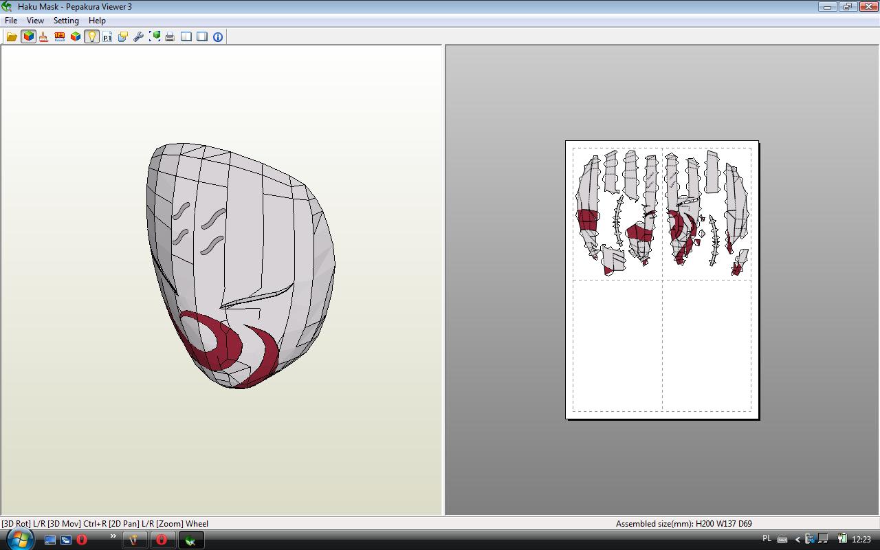 Haku Mask Papercraft [DOWNLOAD]