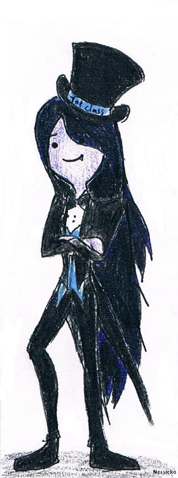 Marceline dressed as Ilias