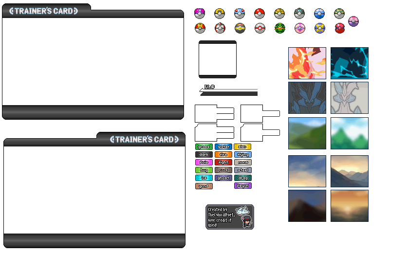 Trainer Card Template 2.0 by TheCynicalPoet on DeviantArt