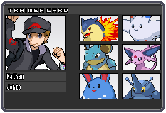 Journey Through Johto - Trainer I.D.