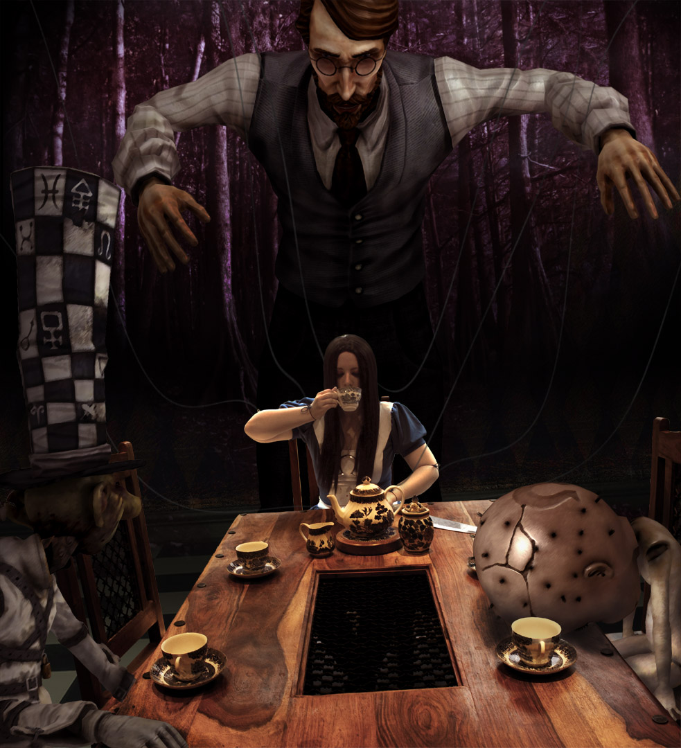 Tea At The Hands Of Madness by Null-Entity on DeviantArt
