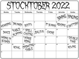 Stocktober Calendar