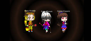 My catcf OCs in Gacha Club
