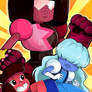 Ruby And Sapphire w/garnet