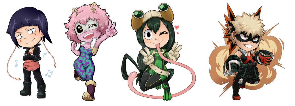 BNHA Chibi Bundle By Jannzky On DeviantArt