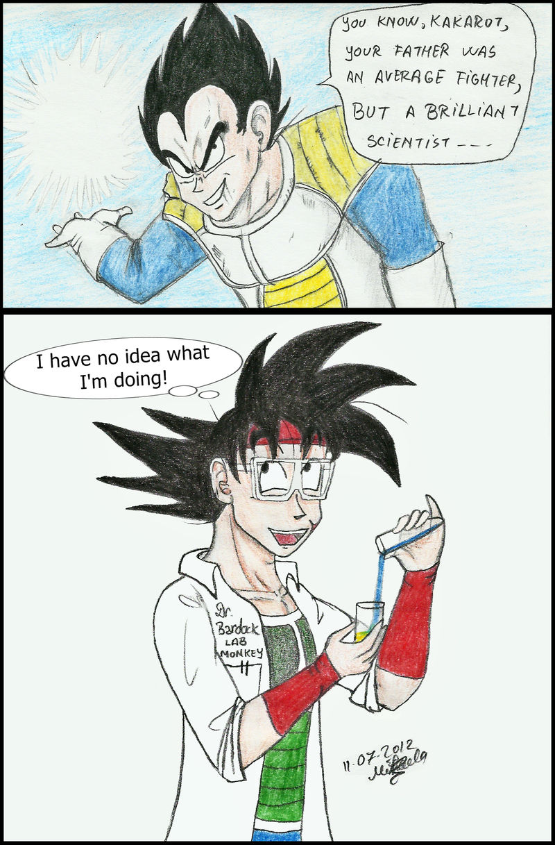 Bardock the 'Brilliant' Scientist