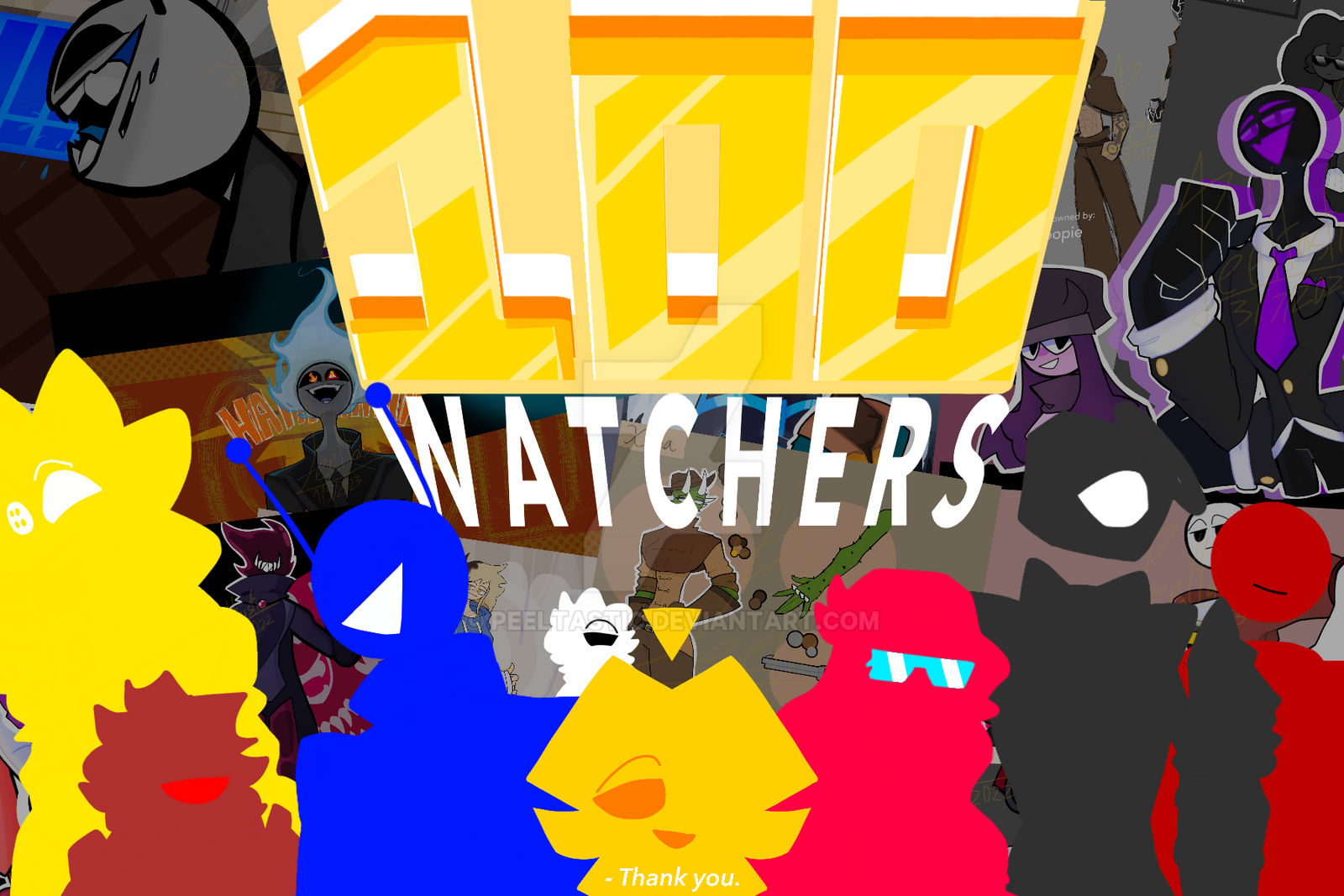 100 Watchers Milestone By Peeltastic On Deviantart 100 Watchers Milestone By Peeltastic On Deviantart