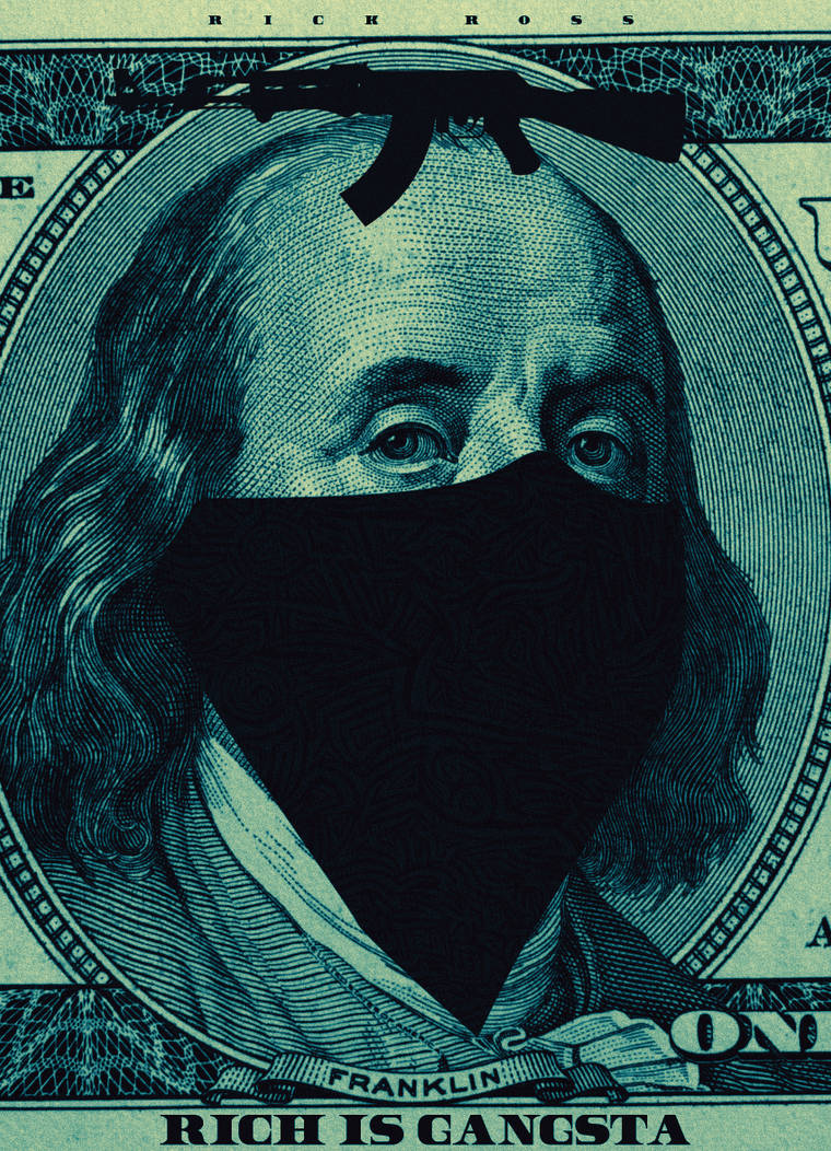Rick Ross - Rich is Gangsta by BlazeAart on DeviantArt